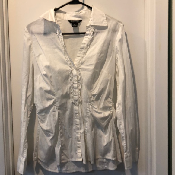 Ruffled fitted blouse - Picture 1 of 2